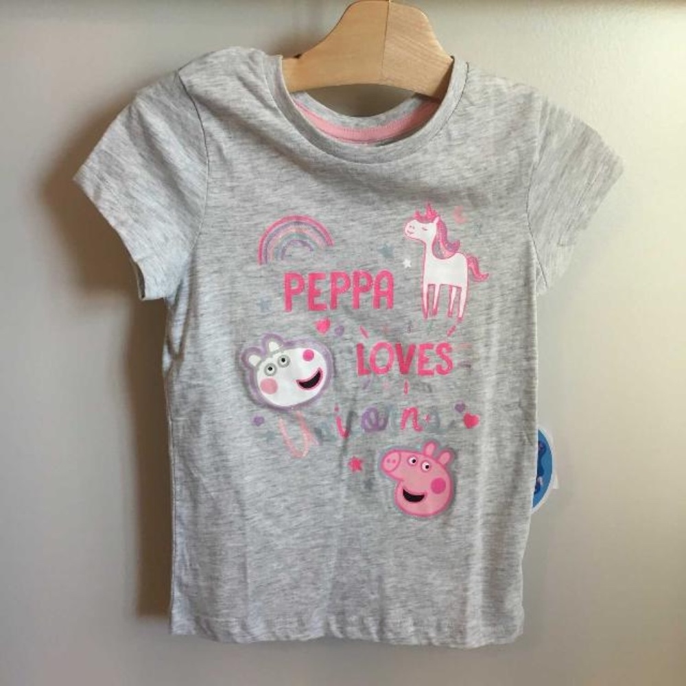🆕 Girls' PEPPA PIG T-SHIRT - 6X